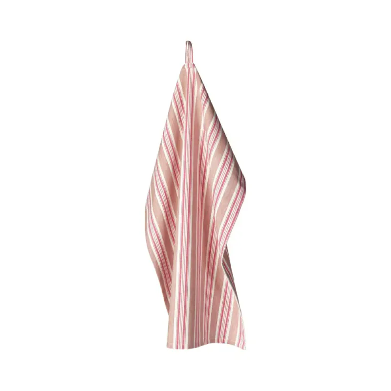 Kjøkkenhåndkle Striper Rosa