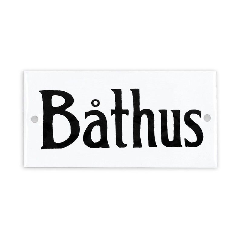 Skilt Båthus